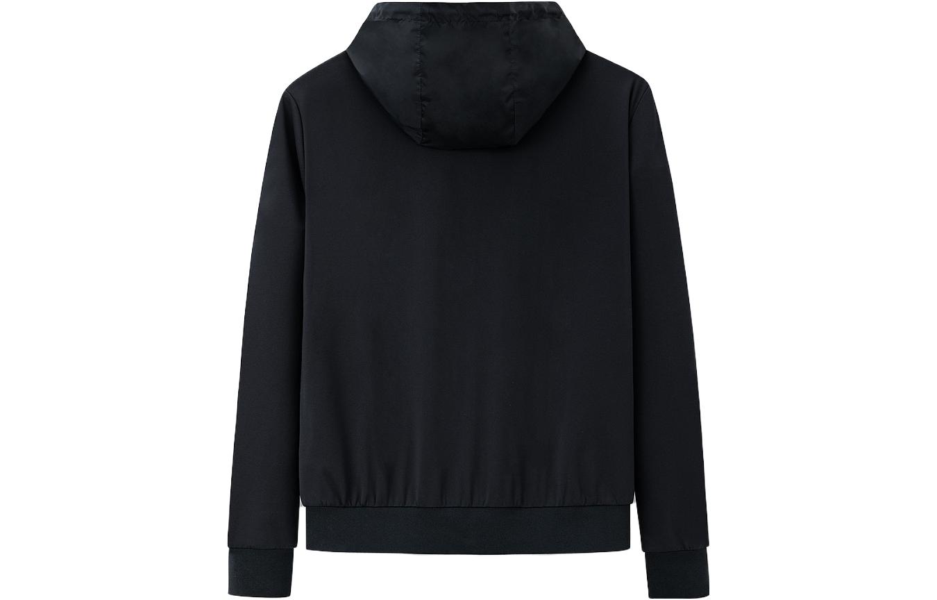 Lookbook 卡尔拉格斐 黑色连帽拉链夹克 - 休闲街头户外服饰 1K1C10101030