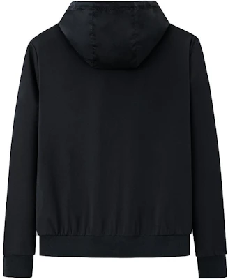 卡尔拉格斐 黑色连帽拉链夹克 - 休闲街头户外服饰 1K1C10101030 Lookbook 卡尔拉格斐 黑色连帽拉链夹克 - 休闲街头户外服饰 1K1C10101030