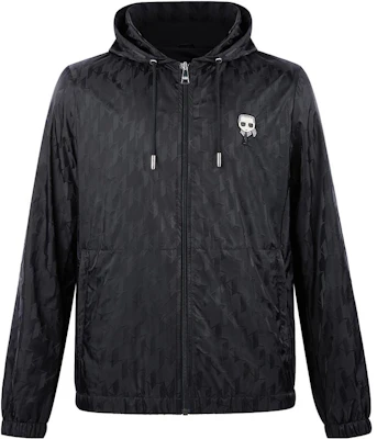 Karl Lagerfeld Black Hoodie Jacket with Cartoon Motif for Outdoor Trips E33M1402 Buy Karl Lagerfeld Black Hoodie Jacket with Cartoon Motif for Outdoor Trips E33M1402