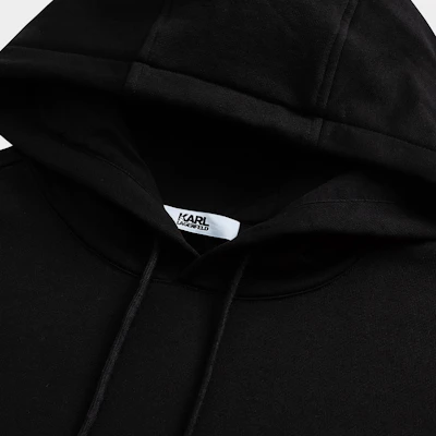卡尔拉格斐黑色字母标志连帽衫套头卫衣 1K1960603060 Shop 卡尔拉格斐黑色字母标志连帽衫套头卫衣 1K1960603060