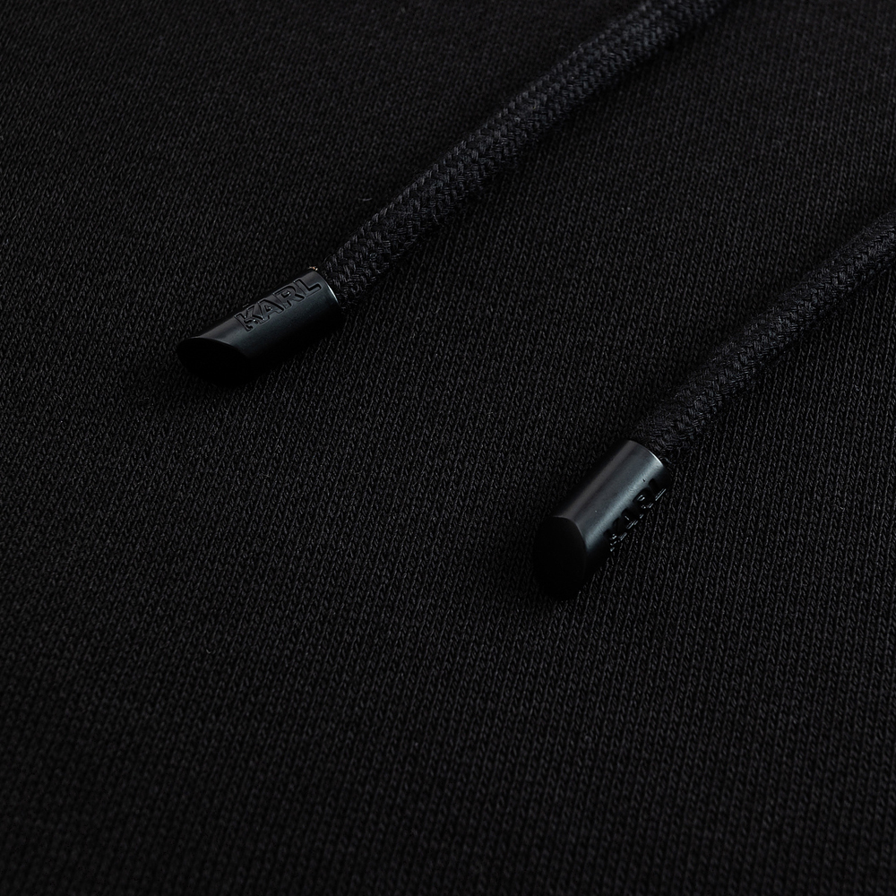 Purchase 卡尔拉格斐黑色字母标志连帽衫套头卫衣 1K1960603060