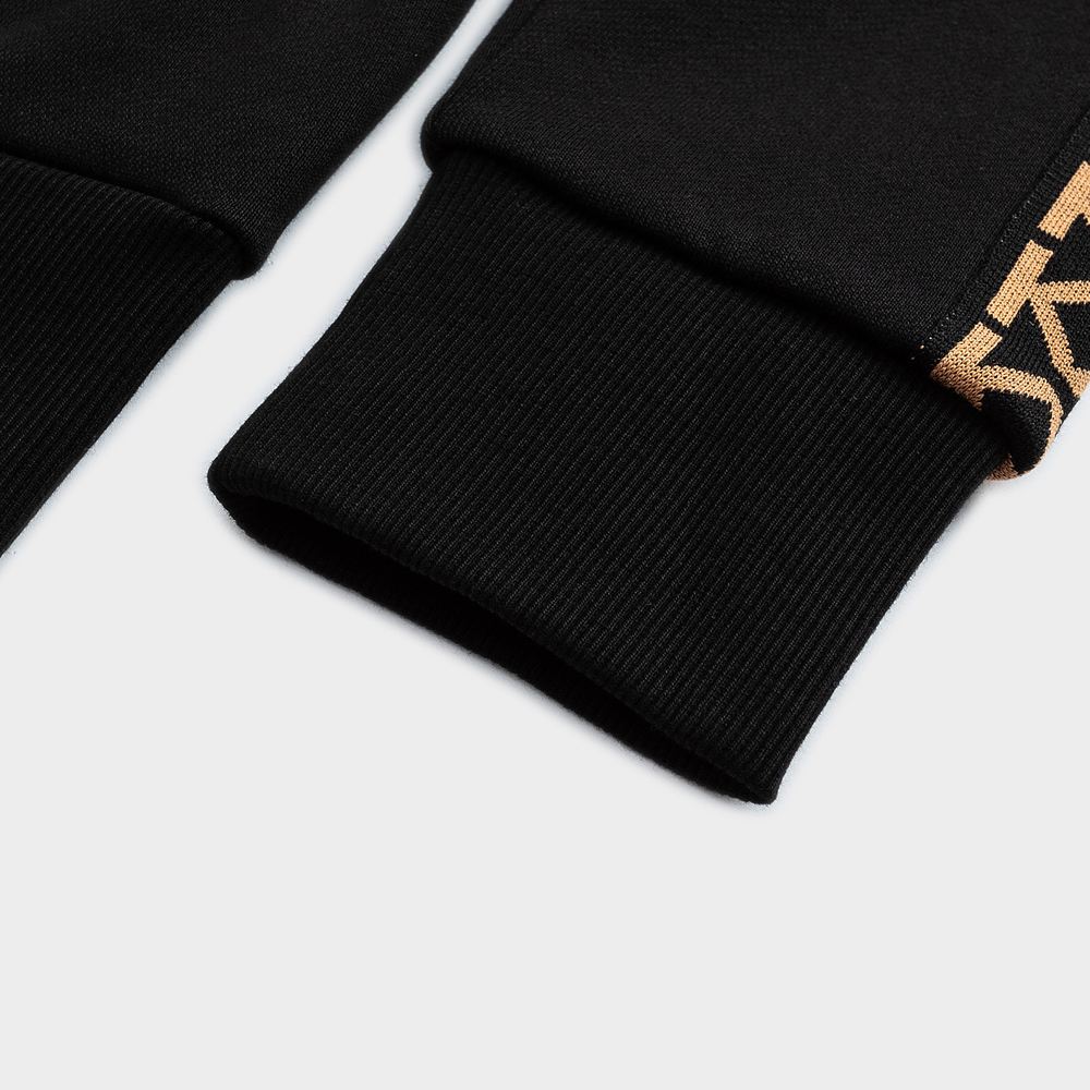 Details for 卡尔拉格斐黑色字母标志连帽衫套头卫衣 1K1960603060