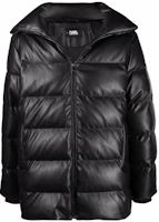 Karl Lagerfeld Black Logo Embroidered Casual Commuter Jacket Unisex 216M1582999999 Karl Lagerfeld Black Logo Embroidered Casual Commuter Jacket Unisex 216M1582999999