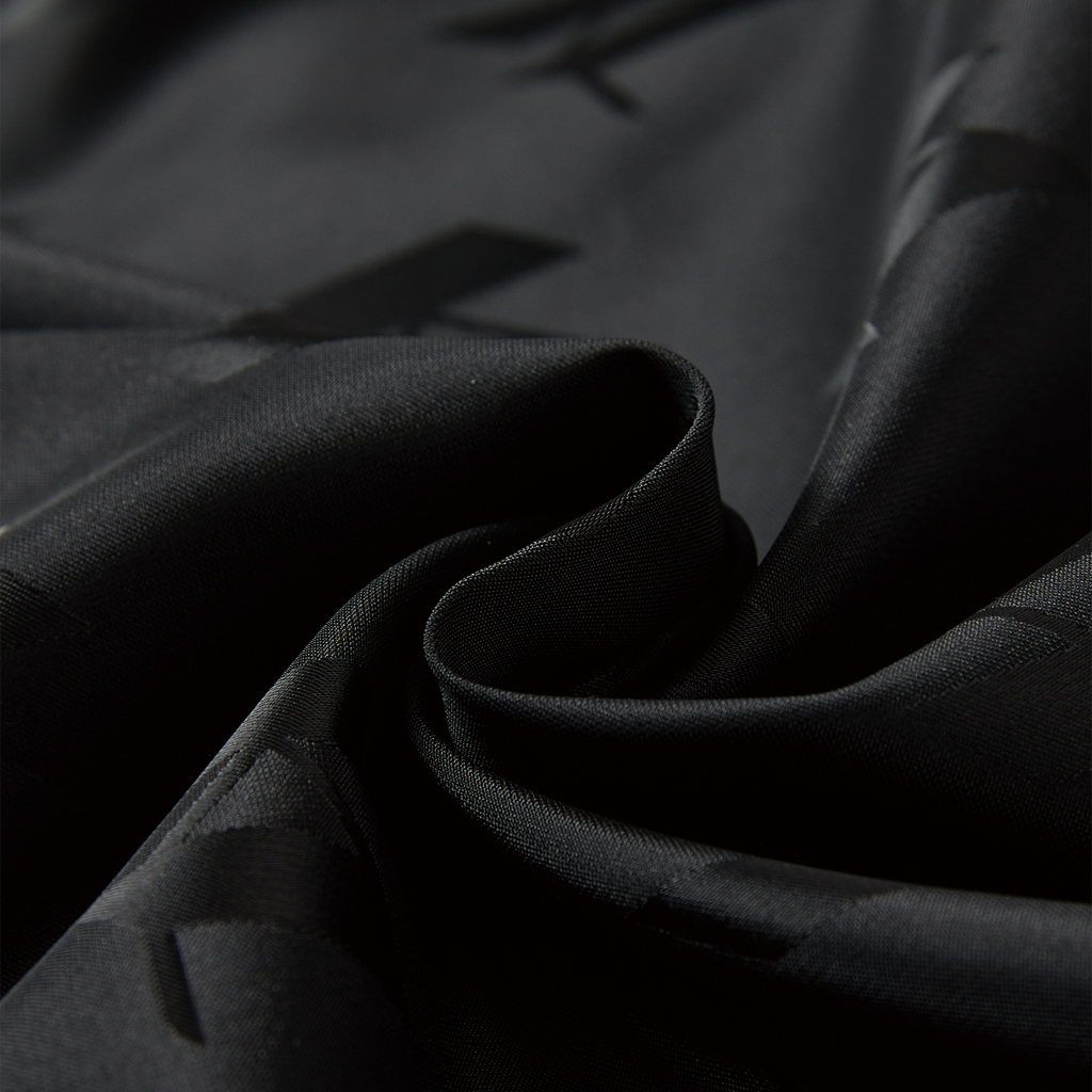 Details for 卡爾拉格斐 男士黑色Logo印花拉鍊連帽外套 231N1521