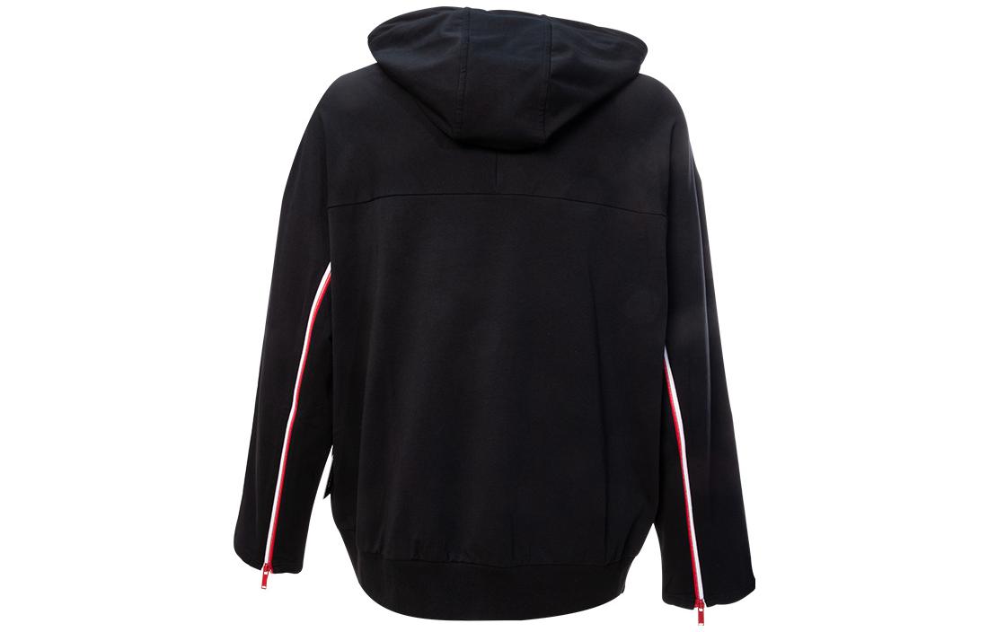 Karl Lagerfeld Black Pullover Sweatshirt with Embroidered Logo LM0K3636JW