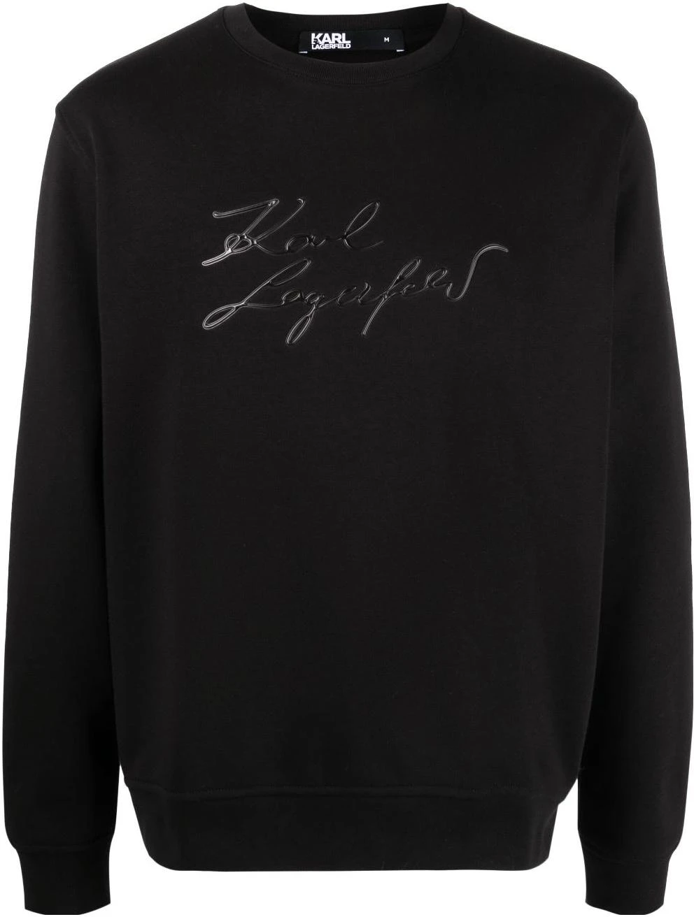 karl-lagerfeld-black-pullover-sweatshirt-with-logo-print-705403521900