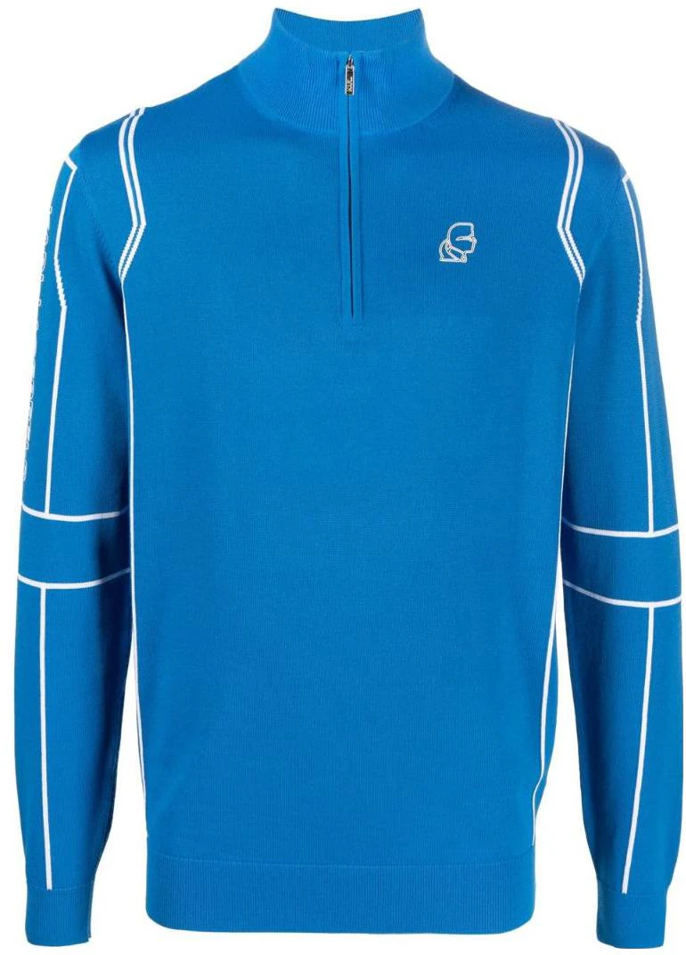 karl-lagerfeld-blue-striped-print-high-neck-half-zip-pullover-sweater-kl-220279650650