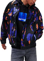 Karl Lagerfeld Camouflage Button-Up Jacket with All-Over Print 231D1450113 Karl Lagerfeld Camouflage Button-Up Jacket with All-Over Print 231D1450113