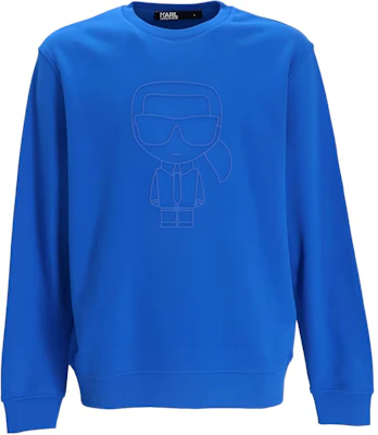 칼 라거펠트 카툰 로고 프린트 크루넥 스웻셔츠 블루 705406523900-660 Buy 칼 라거펠트 카툰 로고 프린트 크루넥 스웻셔츠 블루 705406523900-660