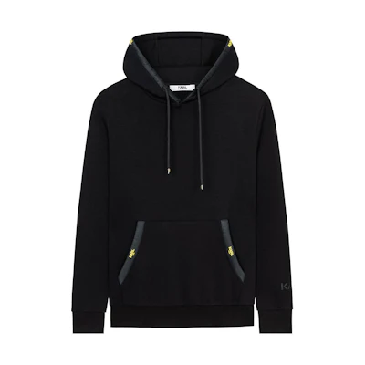 Karl Lagerfeld Colorblock Logo Hoodie - Black 1K1B50603097