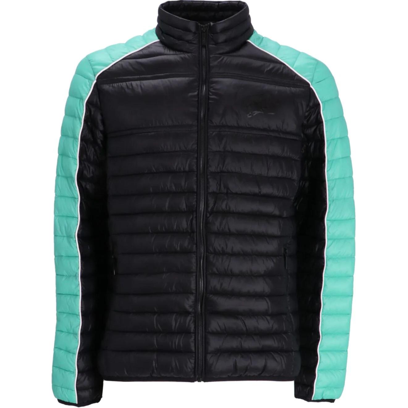 Karl Lagerfeld Colorblock Zip-Up Track Jacket Black 505090541590