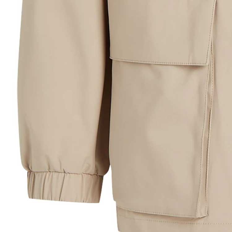 KARL LAGERFELD FW23 Beige Long Parka with Detachable Hood Men’s Jacket. 235M1500198 圖 7