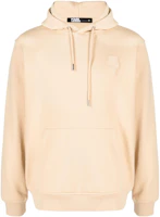 Karl Lagerfeld FW23 Beige Solid Logo Embroidered Hoodie Casual Style 705402533910 Karl Lagerfeld FW23 Beige Solid Logo Embroidered Hoodie Casual Style 705402533910
