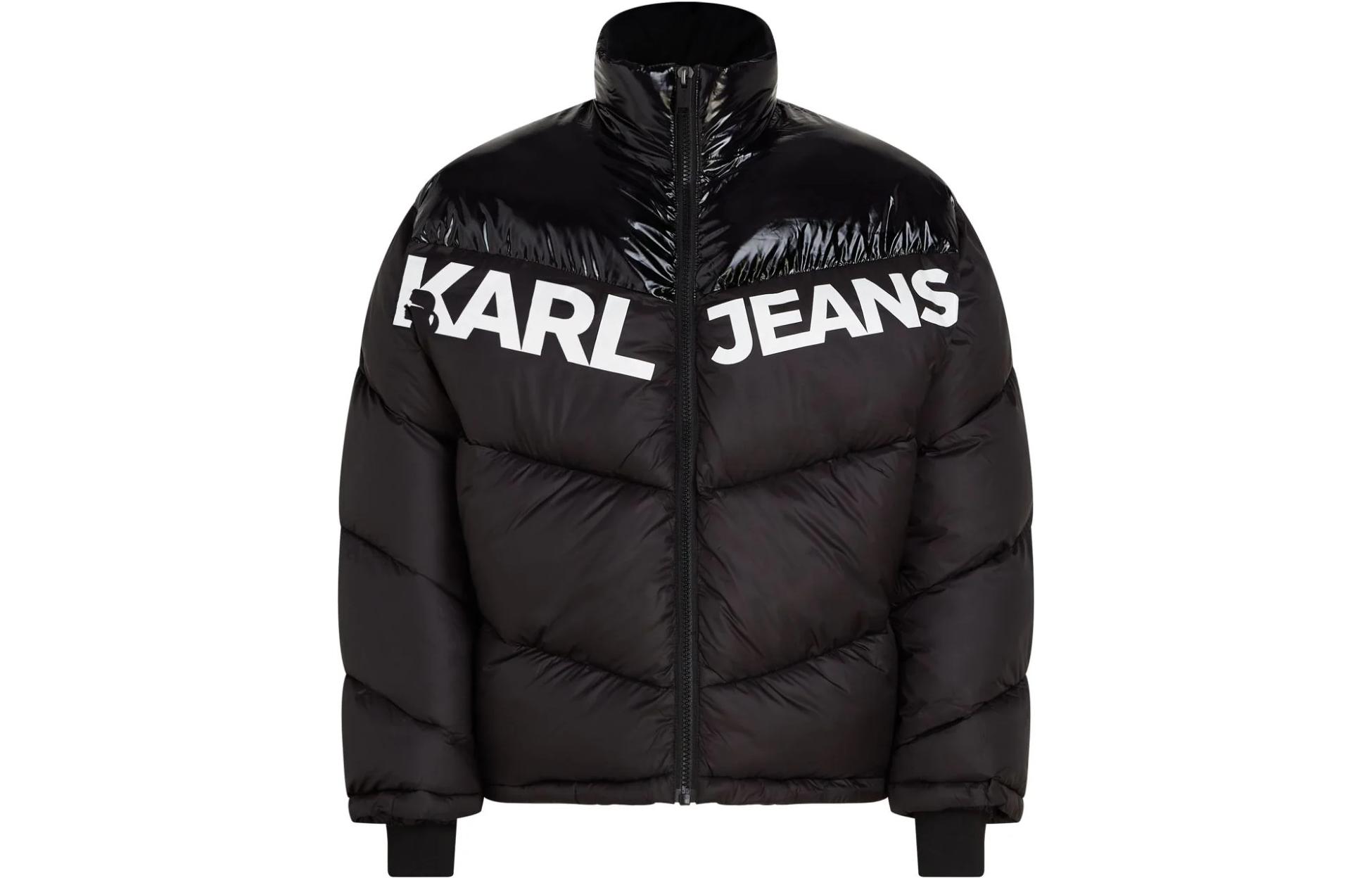 Karl Lagerfeld FW23 Logo Print Jacket Black 236D1551195