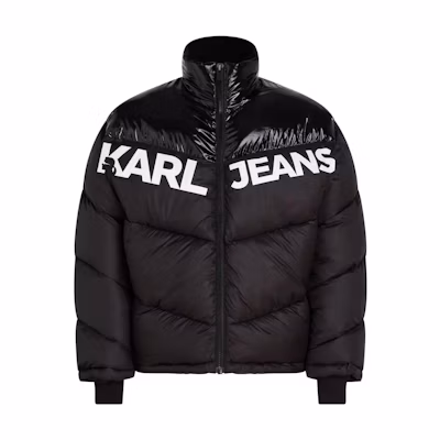 Karl Lagerfeld FW23 Logo Print Jacket Black 236D1551195