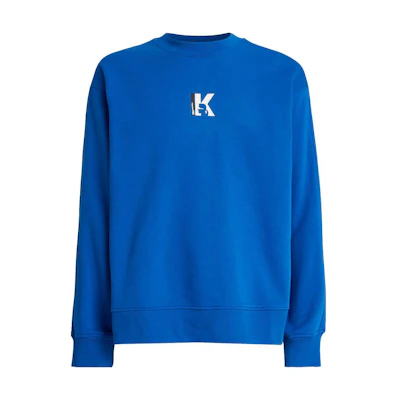 Karl Lagerfeld FW23 Logo Printed Crewneck Long Sleeve Sweatshirt Men 235D1802105