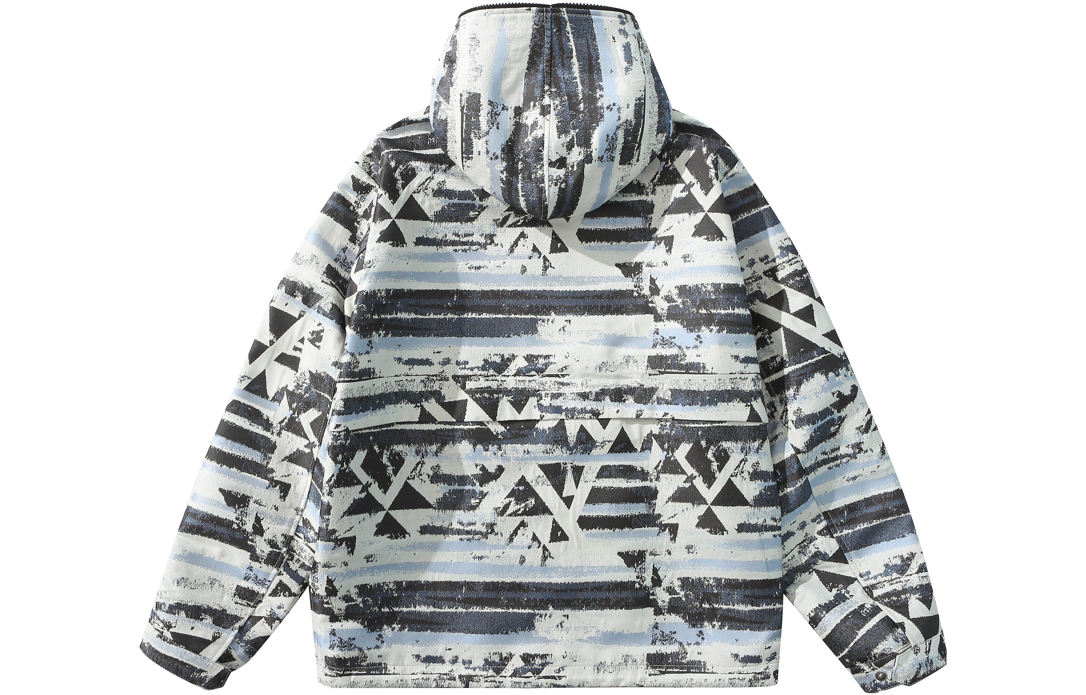 Lookbook Karl Lagerfeld 幾何圖案休閒連帽外套 男款 淺藍色 1K1D50101813