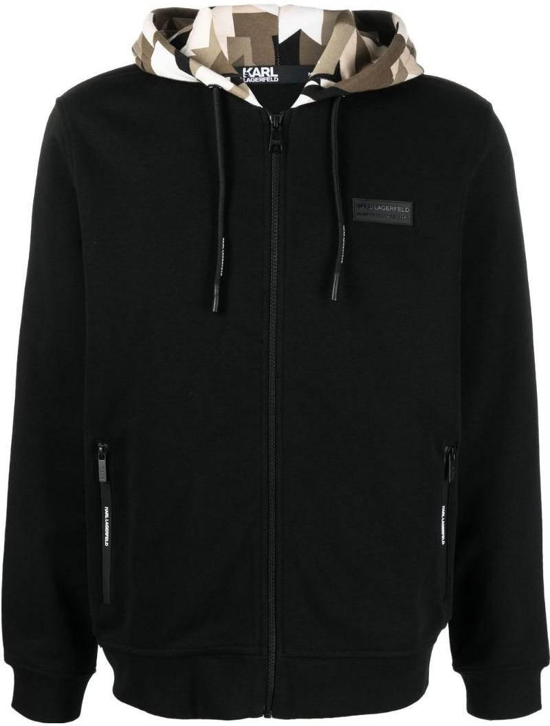 karl-lagerfeld-geometric-print-zip-hoodie-jacket-black-ss-23-urban-streetwear-kl-220031990