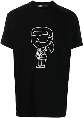 KARL LAGERFELD Graphic Crew Neck Black T-Shirt for Men 755082532221991 Buy KARL LAGERFELD Graphic Crew Neck Black T-Shirt for Men 755082532221991