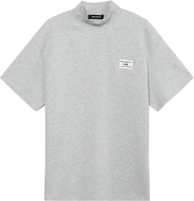KARL LAGERFELD Grey Logo Patch Crewneck T-Shirt 1K3D10602830-015 Buy KARL LAGERFELD Grey Logo Patch Crewneck T-Shirt 1K3D10602830-015
