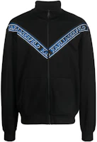 Karl Lagerfeld High Neck Colorblock Print Sweatshirt - Black 226M1812999 Karl Lagerfeld High Neck Colorblock Print Sweatshirt - Black 226M1812999