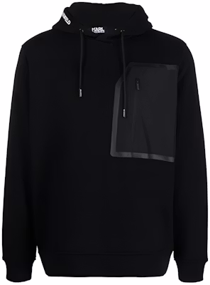 Karl Lagerfeld Letter Print Drawstring Hoodie Men’s Black Long Sleeve KL705062533910-990 Buy Karl Lagerfeld Letter Print Drawstring Hoodie Men’s Black Long Sleeve KL705062533910-990