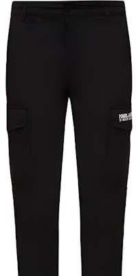 Karl Lagerfeld Letter Print Zip Pocket Tapered Cargo Pants Black Men 255824-990 Purchase Karl Lagerfeld Letter Print Zip Pocket Tapered Cargo Pants Black Men 255824-990
