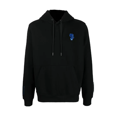 Karl Lagerfeld Logo Graphic Hoodie Black Long Sleeve Sweatshirt 705425524910