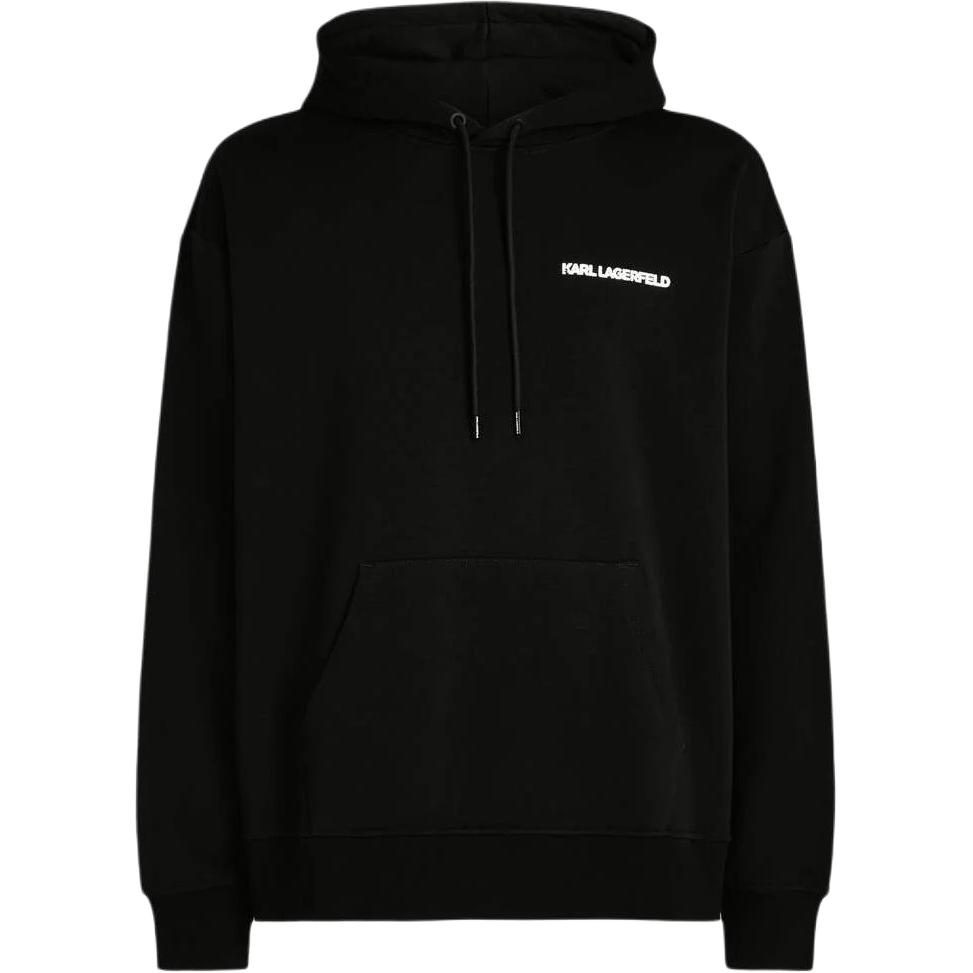 Karl Lagerfeld Logo Print Loose Fit Hoodie - 240M1801188