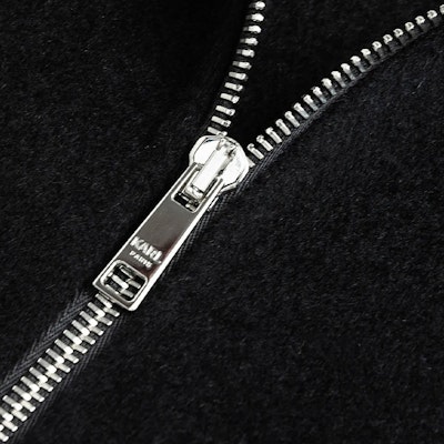 KARL LAGERFELD Logo Print Zip-Up Jacket Men’s Black Long Sleeve 1K1C70706640 Purchase KARL LAGERFELD Logo Print Zip-Up Jacket Men’s Black Long Sleeve 1K1C70706640