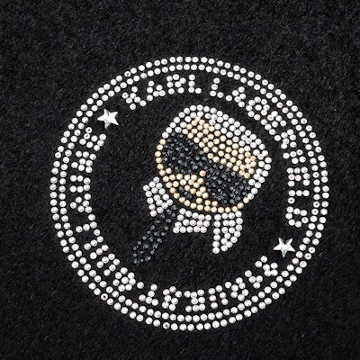 KARL LAGERFELD Logo Print Zip-Up Jacket Men’s Black Long Sleeve 1K1C70706640 Details for KARL LAGERFELD Logo Print Zip-Up Jacket Men’s Black Long Sleeve 1K1C70706640