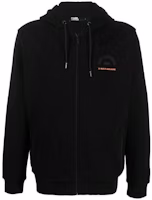 Karl Lagerfeld Logo Print Zip Hoodie Black 705408531900990 Karl Lagerfeld Logo Print Zip Hoodie Black 705408531900990
