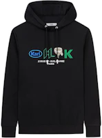 Karl Lagerfeld Loose Fit Logo Embroidered Black Hoodie 1K1C50603014 Karl Lagerfeld Loose Fit Logo Embroidered Black Hoodie 1K1C50603014