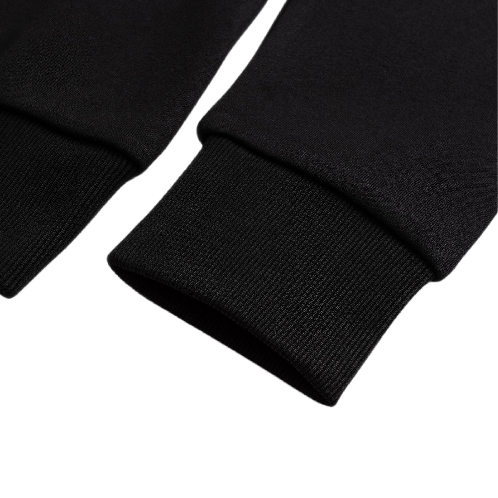 Shop 卡尔·拉格斐宽松版刺绣logo黑色连帽衫 1K1C50603014