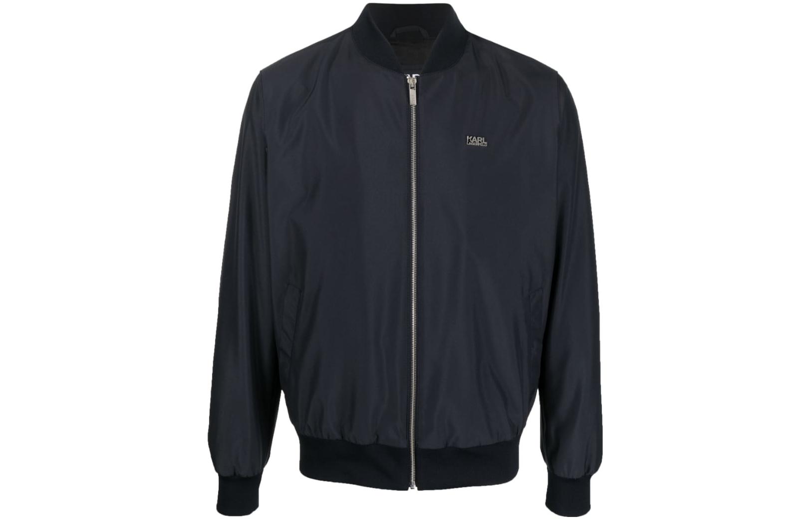 Karl Lagerfeld Outdoor Solid Logo Long Sleeve Jacket 5050440532540