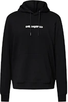 Karl Lagerfeld Slim Fit Hoodie with Micro Logo - Black 705401531900990 Karl Lagerfeld Slim Fit Hoodie with Micro Logo - Black 705401531900990