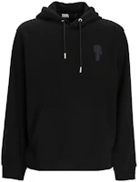 Karl Lagerfeld Solid Color Hoodie with Drawstring - Design 705402533910-990 Karl Lagerfeld Solid Color Hoodie with Drawstring - Design 705402533910-990