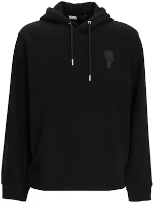 Karl Lagerfeld Solid Color Hoodie with Drawstring - Design 705402533910-990 Buy Karl Lagerfeld Solid Color Hoodie with Drawstring - Design 705402533910-990