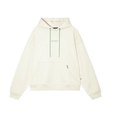 Karl Lagerfeld Solid Color Logo Print Pullover Sweatshirt Unisex Beige 1K3C10603883