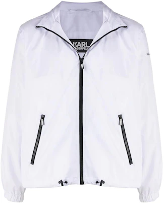 Karl Lagerfeld Solid Color Outdoor Street Travel Zip-Up Jacket 505004501500 Buy Karl Lagerfeld Solid Color Outdoor Street Travel Zip-Up Jacket 505004501500