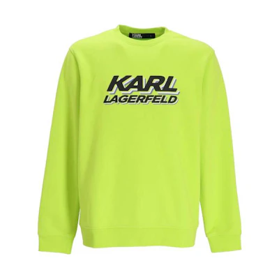 Karl Lagerfeld Solid Logo Crewneck Sweatshirt Green () 705080523910-120