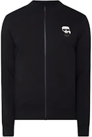 Karl Lagerfeld Solid Logo Print Zip Jacket for Work, Travel & Casual Wear 705895500900990 Karl Lagerfeld Solid Logo Print Zip Jacket for Work, Travel & Casual Wear 705895500900990