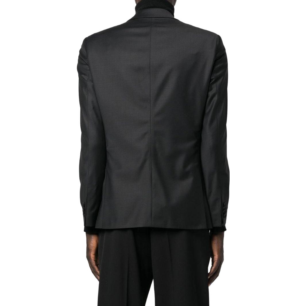 Shop カール ラガーフェルド SS23 ブラックブレザー コントラストトリム ビジネス用 155261521096