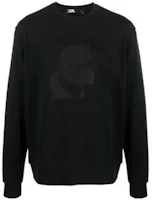 Karl Lagerfeld SS23 Black Casual Printed Crewneck Sweatshirt 705401521900990 Karl Lagerfeld SS23 Black Casual Printed Crewneck Sweatshirt 705401521900990