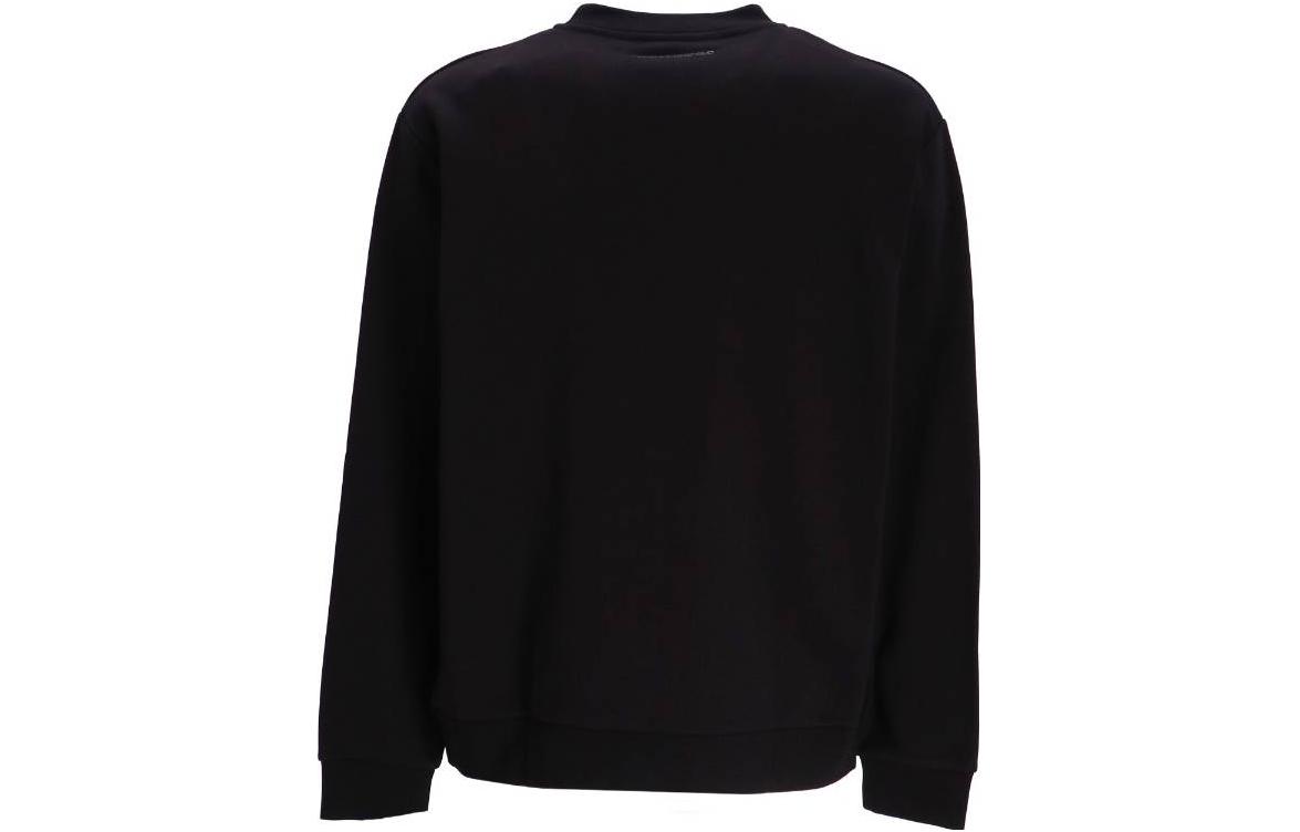 Lookbook KARL LAGERFELD SS23 Black Graphic Print Crewneck Long Sleeve Sweatshirt Men 705063534940-990