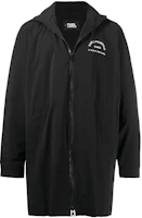 Karl Lagerfeld SS23 Black Logo Print Outdoor Jacket with Hidden Hood 205M1500999 Karl Lagerfeld SS23 Black Logo Print Outdoor Jacket with Hidden Hood 205M1500999