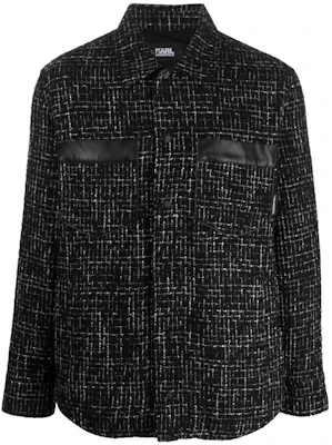 Karl Lagerfeld SS23 Black Single-Breasted Shirt Jacket 236M1405941 Buy Karl Lagerfeld SS23 Black Single-Breasted Shirt Jacket 236M1405941