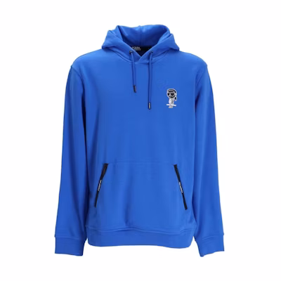 Karl Lagerfeld SS23 Blue Drawstring Pullover Hoodie 705090531900-650
