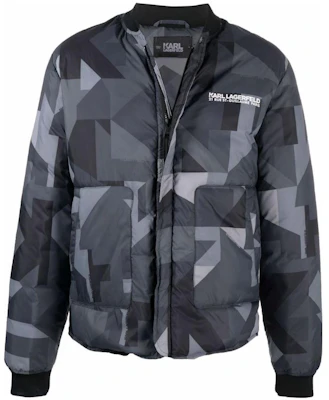 Karl Lagerfeld SS23 Grey Patchwork Logo Print Casual Jacket for Men 216M1501P10 Buy Karl Lagerfeld SS23 Grey Patchwork Logo Print Casual Jacket for Men 216M1501P10
