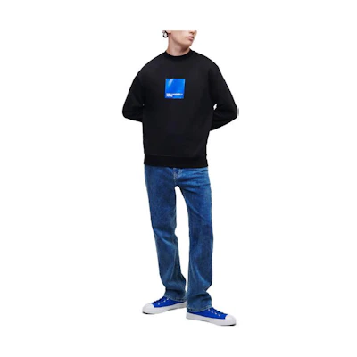 Karl Lagerfeld SS23 Letter Print Crewneck Long Sleeve Sweatshirt Men 231D1804101